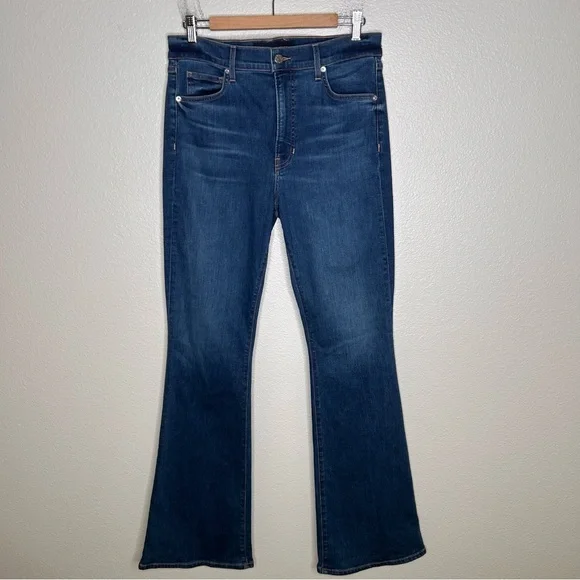 NWT Veronica Beard Beverly Skinny Flare High Rise jean in Bright Blue 31 - Picture 2 of 14